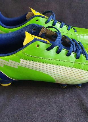 Puma evospeed 1 fg vert/bleup1 фото