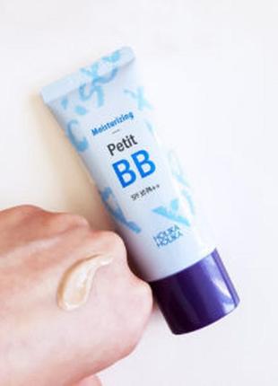 Увлажняющий вв крем для сухой и нормальной кожи holika holika petit bb moisturizing spf30 pa++ 30 ml2 фото