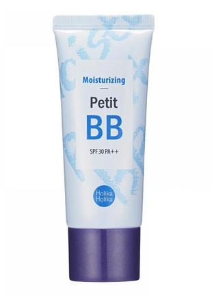 Зволожуючий вв крем для сухої і нормальної шкіри holika holika petit bb moisturizing spf30 pa++ 30 ml