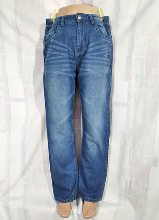 Джинсы мом, с высокой посадкой, 100% хлопок