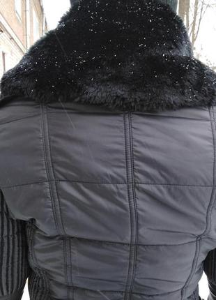 Куртка укороченая стильная, короткая куртка с воротником4 фото