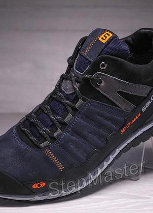 Шкіряні зимові черевики, кросівки термо, denim gtx winterfrost2 фото