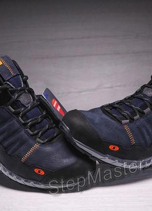 Шкіряні зимові черевики, кросівки термо, denim gtx winterfrost4 фото