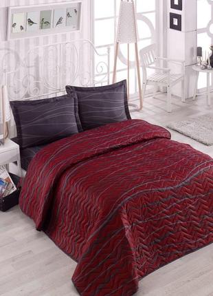 Покривало + наволочки стеганное 200х220 eponj home - verda