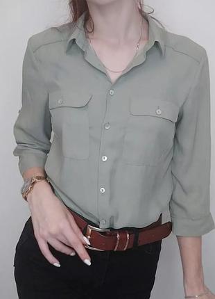 Блуза хакі h&m