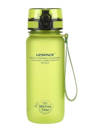 Пляшка для води uzspace green 650 мл зелена