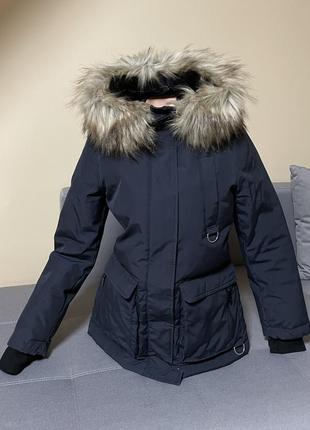 Зимняя куртка пуховик zara термо