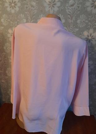 Симпатичная блуза! нежно розового цвета!4 фото