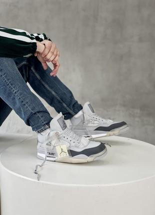 Кросівки nike jordan 4 retro off-white 7