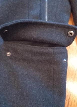 Пальто мужское темно-серое yorn (dior) шерсть германия франция8 фото