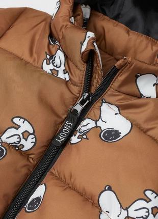 Красивая демисезонная куртка snoopy сну́пи для мальчика h&m3 фото