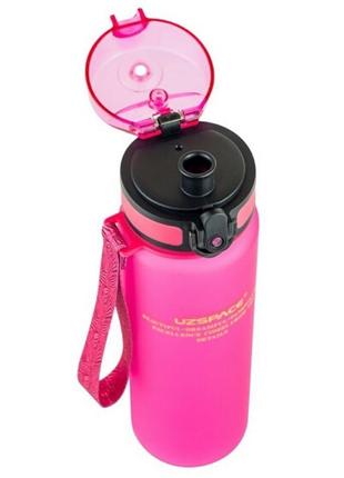 Бутылка для воды uzspace pink 500 мл розовая5 фото