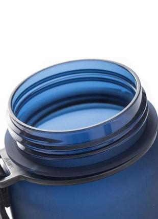 Пляшка для води uzspace dark blue 800 мл темно-синя4 фото