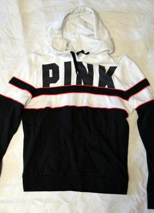 Толстовка свитшот спортивная кофта реглан pink victoria's secret