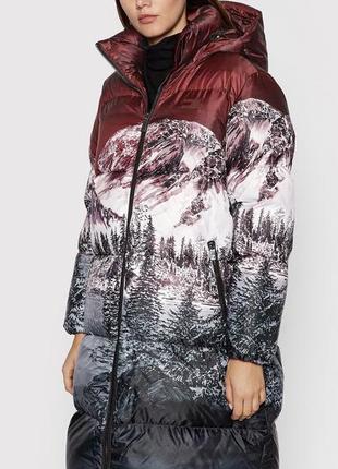 Пуховик оригінал tommy hilfiger icons print розмір xs