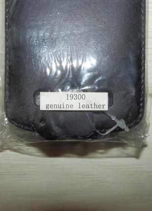 Чехол  genuine leather case black для samsung galaxy s3 i93002 фото