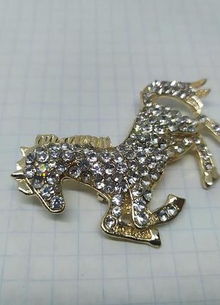 Брошь лошадь 2