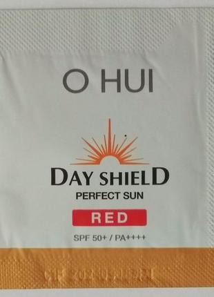 Сонцезахисний крем o hui day shield perfect sun red spf 50+ pa++++ санскрин