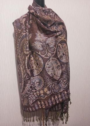Шикарний палантин шарф 100% пашмина pashmina3 фото