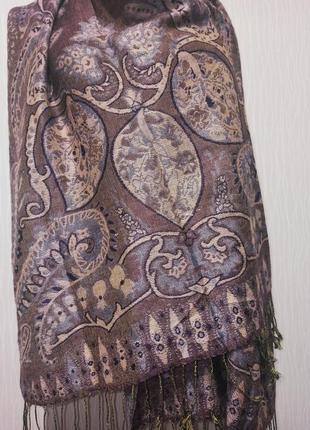 Шикарний палантин шарф 100% пашмина pashmina2 фото