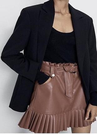 Спідниця кожзам