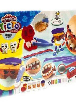 Набор теста для лепки "master-do: дантист" (укр)