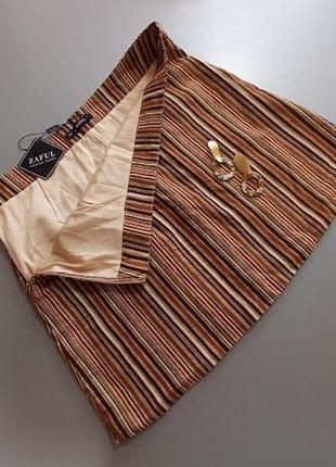 Модная юбка в рубчик 6