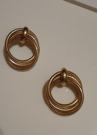 Серьги кольца