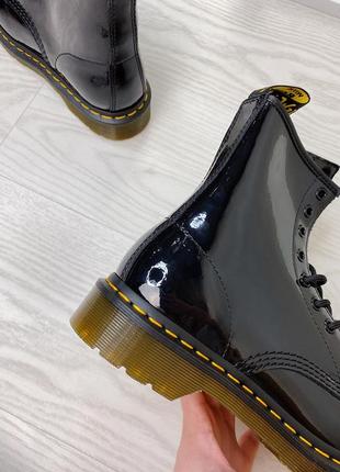 Ботинки, взуття, черевики dr. martens 1460 black lamper patent ✨3 фото