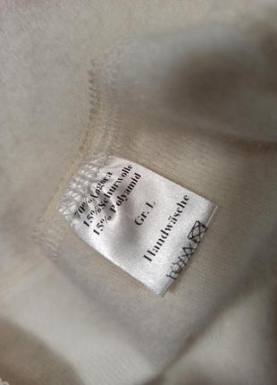 Немецкая теплая ангоровая шерстяная футболка, туника термобелье разм л6 фото