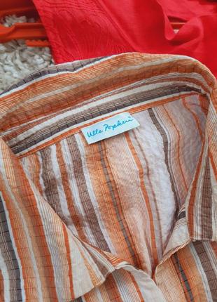 Комфортная удлиненная рубашка батальный размер, ulla popken,  p. 20-306 фото