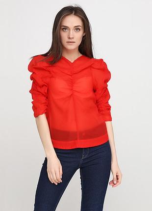 Оригинальная блузка из жоржета от бренда h&m 0594618001 разм. 38