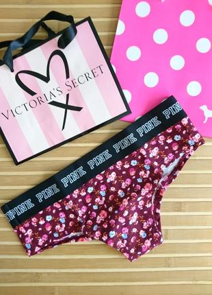 Котоновые трусики чикстер низкой посадки оригинал victorias secret pink