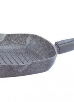 Сковорода-гриль биол granite gray 26144p (26х26 см)