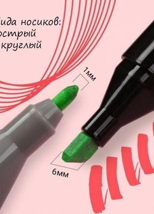 Набор скетч маркеров для рисования touch 48 шт./уп. двусторонние профессиональные фломастеры с чехло4 фото