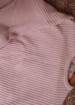 Укороченный розовый свитер, кофта2 фото