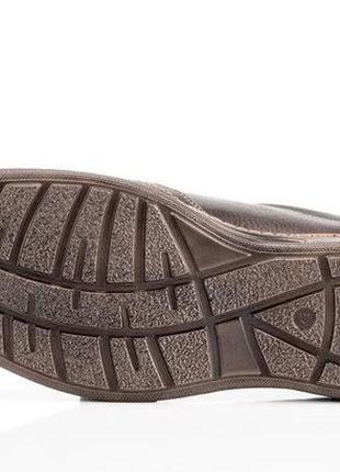 Мужские кожаные туфли comfort walk brown5 фото