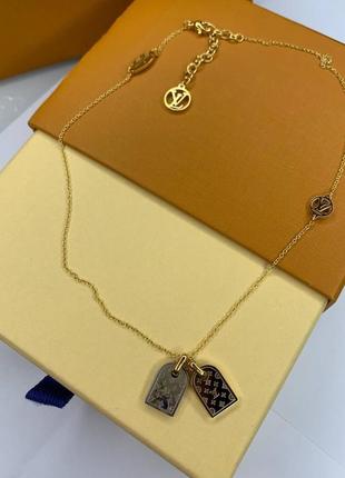 Брендовая подвеска в посеребрении и позолоте