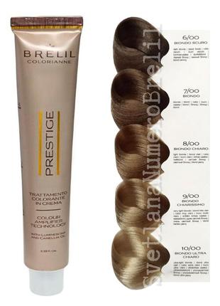 Крем-фарба для волосся colorianne prestige brelil/бреліл/натуральні блонди/колоріане престіж