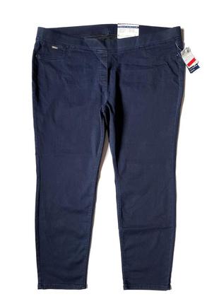 Синие джеггинсы c&a jegging jeans, батал, большой размер2 фото