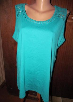 Ніжна котонова футболка (батал)