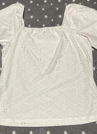Легкая белая блузка1 фото