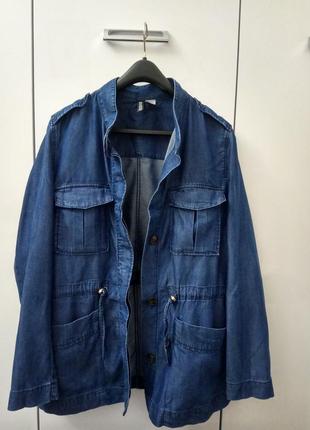 Жакет из легкой джинсовой ткани s