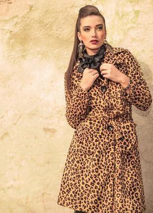 Пальто, леопардова gizia
