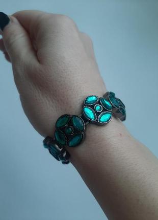 Бірюзовий браслет
