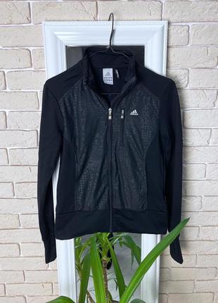 Олімпійка adidas спортивна кофта чорна куртка