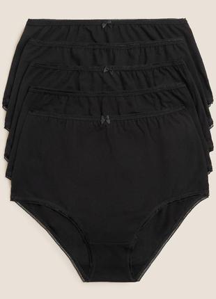 Набір трусиків високої посадки full briefs marks&spencer р. 14,16,18,20