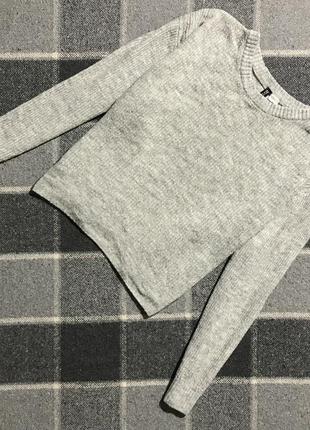 Женская кофта (свитер) h&m ( эйч энд эм лрр оригинал серая)