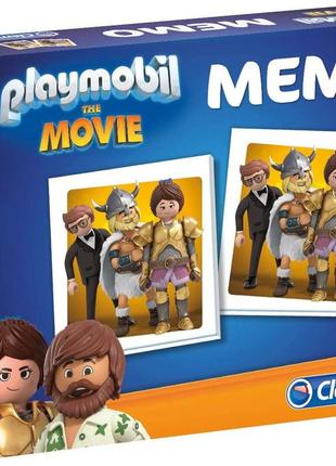 Игра memo playmobil the movie clementoni 18067. игра на память и ассоциации