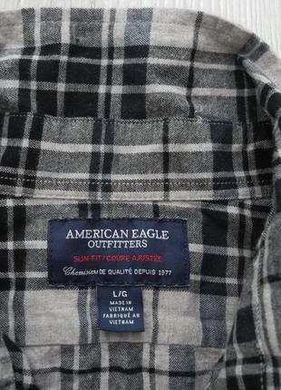 Рубашка american eagle  р. l ( новое )3 фото